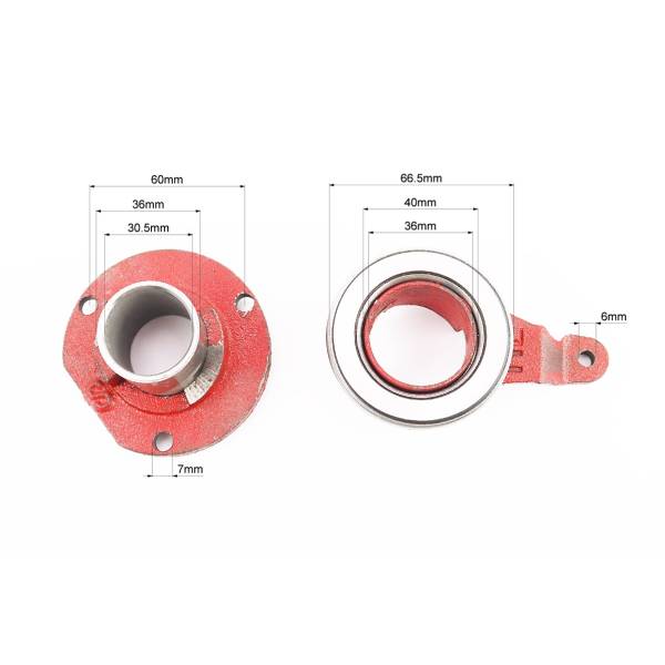 Підшипник вижимний у зборі (підшипник + важіль + затискач) МБ1080 - МБ1012 - 180285